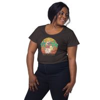 Load image into Gallery viewer, Enjoy the summer. Women’s round neck tee
