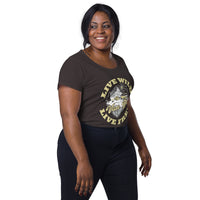 Load image into Gallery viewer, Live wild, live free, Women’s round neck tee
