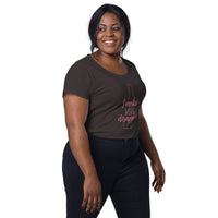 Load image into Gallery viewer, I make wine disappear. Women’s round neck tee
