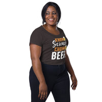 Load image into Gallery viewer, Know science, know beer, Women’s round neck tee
