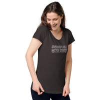 Load image into Gallery viewer, Drinks well with others. Women’s round neck tee
