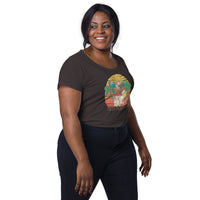 Load image into Gallery viewer, Enjoy the summer. Women’s round neck tee
