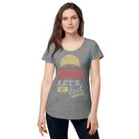 Load image into Gallery viewer, Let&#39;s get lost somewhere, Women’s round neck tee
