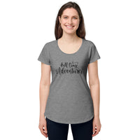 Load image into Gallery viewer, Full time adventurer, Women’s round neck tee
