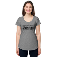 Load image into Gallery viewer, Find your adventure, Women’s round neck tee
