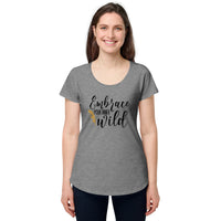 Load image into Gallery viewer, Embrace your inner wild, Women’s round neck tee

