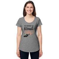Load image into Gallery viewer, Did someone say road trip, Women’s round neck tee
