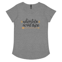 Load image into Gallery viewer, Adventure is out there, Women’s round neck tee

