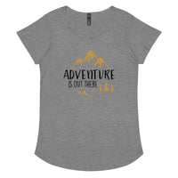 Load image into Gallery viewer, Adventure is out there, Women’s round neck tee
