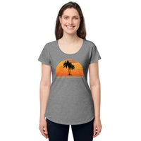 Load image into Gallery viewer, Another day in paradise, Women’s round neck tee
