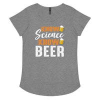 Load image into Gallery viewer, Know science, know beer, Women’s round neck tee

