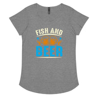 Load image into Gallery viewer, Fish and Beer, Women’s round neck tee
