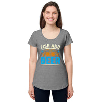 Load image into Gallery viewer, Fish and Beer, Women’s round neck tee
