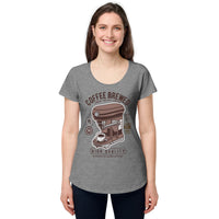 Load image into Gallery viewer, Coffee brewed, Women’s round neck tee
