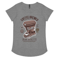 Load image into Gallery viewer, Coffee brewed, Women’s round neck tee
