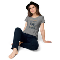 Load image into Gallery viewer, Go where the Wi-Fi is weak, Women’s round neck tee
