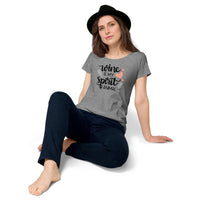 Load image into Gallery viewer, Wine is my spirit animal, Women’s round neck tee
