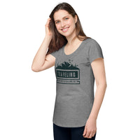 Load image into Gallery viewer, Travelling, The Trip Is Calling Us, Women’s round neck tee
