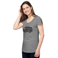 Load image into Gallery viewer, Far away from home, Women’s round neck tee
