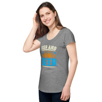Load image into Gallery viewer, Fish and Beer, Women’s round neck tee
