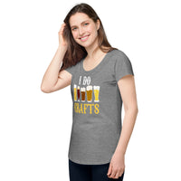 Load image into Gallery viewer, I do crafts. Women’s round neck tee
