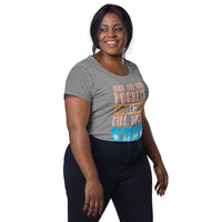 Load image into Gallery viewer, Jobs fill your pockets. Adventures fill your soul. Women’s round neck tee
