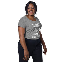 Load image into Gallery viewer, Official campsite beer tester. Women’s round neck tee
