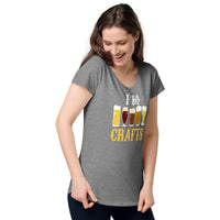 Load image into Gallery viewer, I do crafts. Women’s round neck tee
