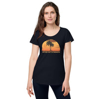 Load image into Gallery viewer, Another day in paradise, Women’s round neck tee
