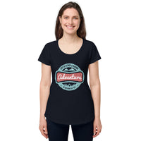 Load image into Gallery viewer, Life is either a daring adventure or nothing at all, Women’s round neck tee
