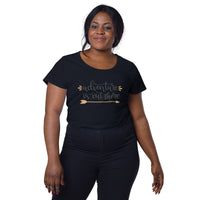 Load image into Gallery viewer, Adventure is out there, Women’s round neck tee
