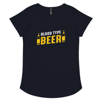 Load image into Gallery viewer, Blood type beer, Women’s round neck tee
