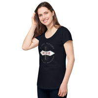 Load image into Gallery viewer, A meal without wine is called breakfast. Women’s round neck tee
