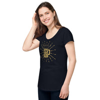 Load image into Gallery viewer, Save water, drink beer. Women’s round neck tee
