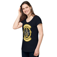 Load image into Gallery viewer, Enjoy your coffee, Women’s round neck tee
