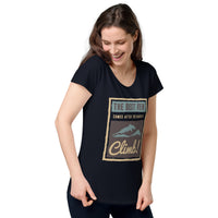 Load image into Gallery viewer, The best view comes after the hardest climb, Women’s round neck tee
