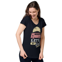 Load image into Gallery viewer, Let&#39;s get lost somewhere, Women’s round neck tee
