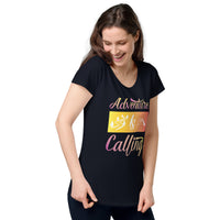 Load image into Gallery viewer, Adventure is calling, Women’s round neck tee
