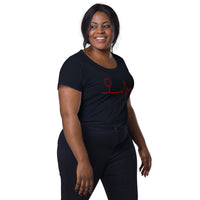 Load image into Gallery viewer, Wine life line, Women’s round neck tee
