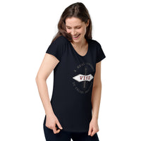 Load image into Gallery viewer, A meal without wine is called breakfast. Women’s round neck tee
