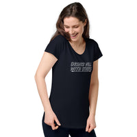 Load image into Gallery viewer, Drinks well with others. Women’s round neck tee
