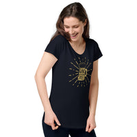 Load image into Gallery viewer, Save water, drink beer. Women’s round neck tee
