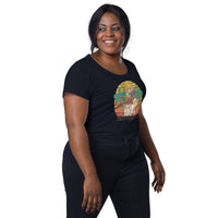 Load image into Gallery viewer, Enjoy the summer. Women’s round neck tee
