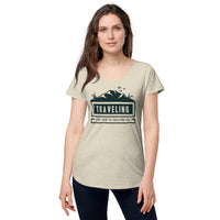 Load image into Gallery viewer, Travelling, The Trip Is Calling Us, Women’s round neck tee
