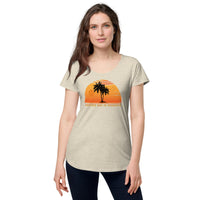 Load image into Gallery viewer, Another day in paradise, Women’s round neck tee

