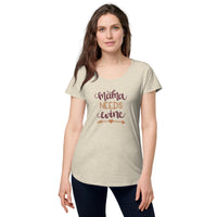 Load image into Gallery viewer, Mama needs wine. Women’s round neck tee
