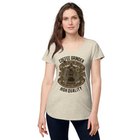 Load image into Gallery viewer, Coffee Grinder, Women’s round neck tee
