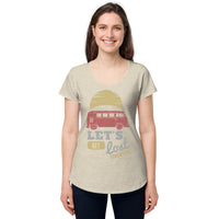 Load image into Gallery viewer, Let&#39;s get lost somewhere, Women’s round neck tee
