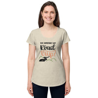 Load image into Gallery viewer, Did someone say road trip, Women’s round neck tee
