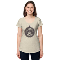 Load image into Gallery viewer, Adventure is out there, Women’s round neck tee

